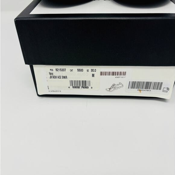 Gucci Navy Ace Sneakers Size 30 (12.5 US) - Picture 4 of 9